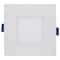 Satco 9W LED DW LP DL - 4 in. Square - Starfish IOT Tunable White and RGB - 120V 90 CRI White S11561 - alternate 4